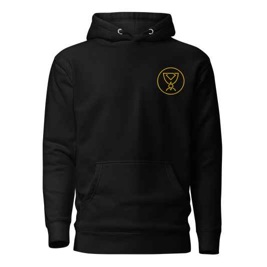 Holy Grail Embroidered Logo Unisex Hoodie